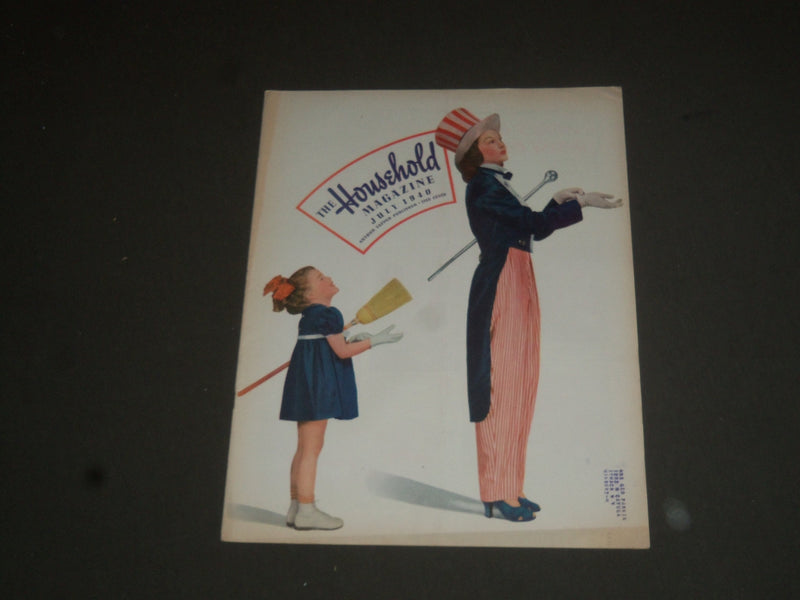 1940 JULY THE HOUSEHOLD MAGAZINE - ILLUSTRATIONS, STORIES & ADS - SP 7746