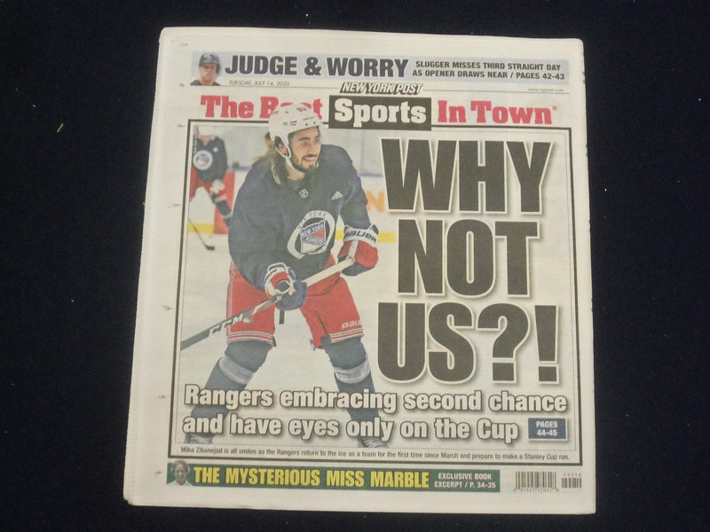 2020 JULY 14 NEW YORK POST NEWSPAPER -KILLING OF 1-YEAR-OLD SHOCKS NEW YORK CITY