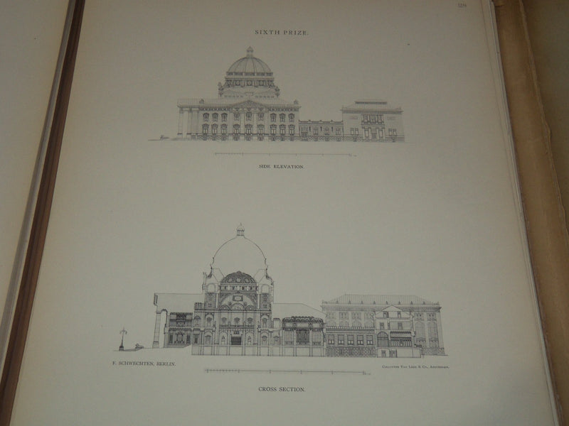 1907 THE PALACE OF PEACE AT THE HAGUE VOLUME BY CARNEGIE FOUNDATION - Z 274