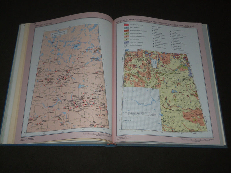 1969 ATLAS OF SASKATCHEWAN BOOK BY RICHARDS & FUNG - GREAT PRINTS - I 1574