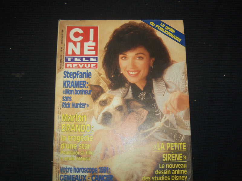 1990 NOVEMBER 8 CINE TELE-REVUE FRENCH MAGAZINE - STEFANIE KRAMER - E 24714