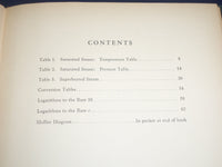 1930 STEAM TABLES & MOLLIER DIAGRAM BOOK BY JOSEPH H. KEENAN - INFO. - KD 2429