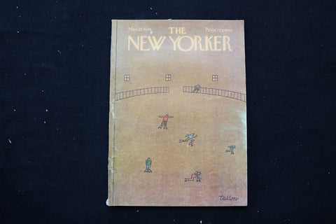 1976 MARCH 22 THE NEW YORKER MAGAZINE - ROLLER SKATERS COVER - E 10491