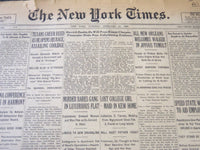 1928 FEBRUARY 21 NEW YORK TIMES - NEW ORLEANS WELCOMES WALKER - NT 6465