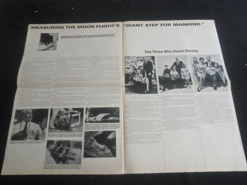 1969 AUGUST 13 CHICAGO TRIBUNE NEWSPAPER SUPPLEMENT - MAN ON THE MOON - NP 5864
