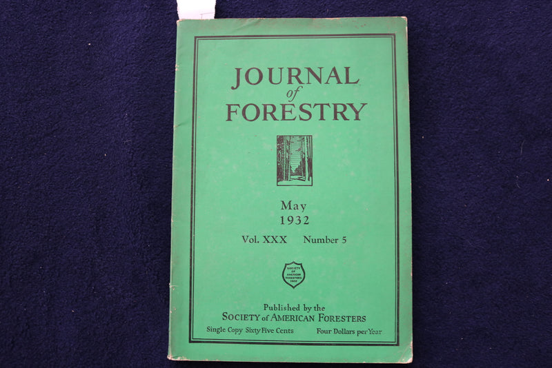 1932-1933 JOURNAL OF FORESTRY MAGAZINE - LOT OF 4 + 1931 SUPP/INDEX - O 3428