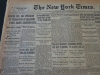 1930 DECEMBER 6 NEW YORK TIMES - POISON FOG IN BELGIUM KILLS SCORES - NT 5642