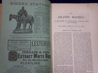 1879 THE ATLANTIC MONTHLY MAGAZINE LOT OF 9 - HENRY W. LONGFELLOW - WR 309