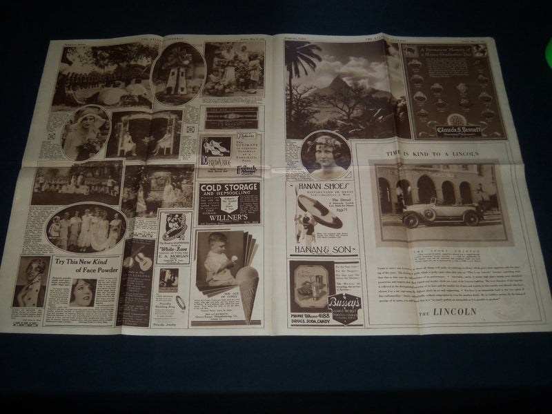 1930 MAY 11 ATLANTIC JOURNAL ROTO SECTION - BOBBY JONES - HARRY LAUDER - NP 3885