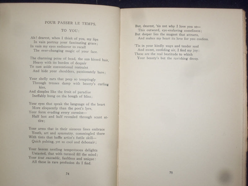 1901 FROM WITHIN LYRICAL SKETCHES HARDCOVER BOOK BY JOHN IRVING PEARCE - KD 9127