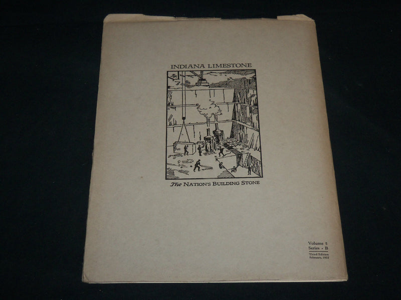 1927 INDIANA LIMESTONE HOMES LIBRARY SERIES B VOLUME 5 - J 6724