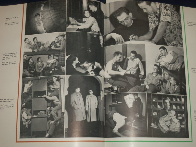 1947 THE DOME UNIVERSITY OF NOTRE DAME YEARBOOK - JOHNNY LUJACK - LEAHY - YB 50