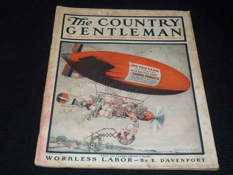 1919 SEPTEMBER 27 THE COUNTRY GENTLEMAN MAGAZINE ILLUSTRATED COVER ART - E 2895