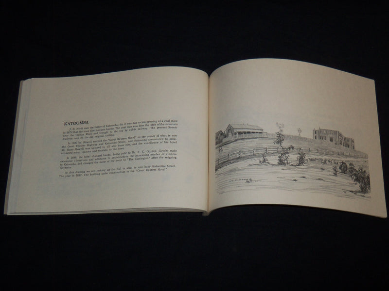 1974 A PICTORIAL HISTORY OF THE BLUE MOUNTAINS BOOK - SOFTCOVER - J 8715