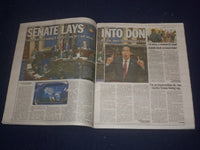 2021 FEBRUARY 10 NEW YORK DAILY NEWS NEWSPAPER - SENATE OKs IMPEACHMENT TRIAL