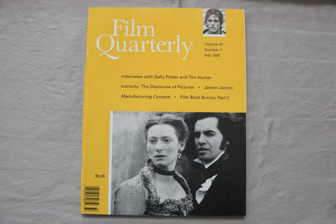 1993 FALL FILM QUARTERLY MAGAZINE - TILDA SWINTON & BILL ZANE COVER - E 26783