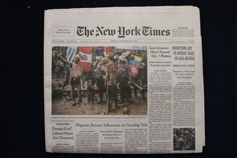 2023 DECEMBER 22 NEW YORK TIMES - INSPECTIONS KEY TO INTENSE TALKS ON GAZA AID