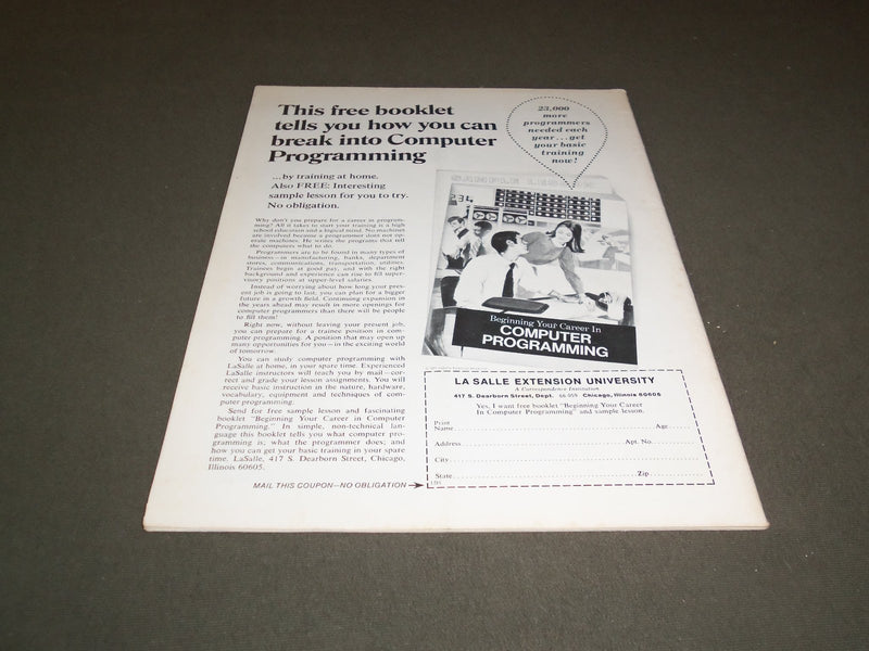 1971 JUNE THE RING MAGAZINE - JOE FRAZIER - SP 5307