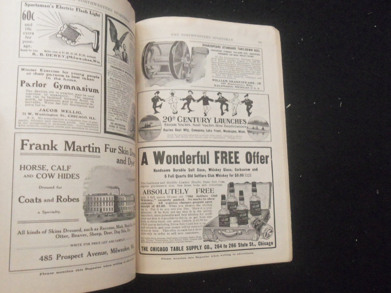 1905 OCTOBER THE NORTH-WESTERN SPORTSMAN MAGAZINE - SP 6377Y