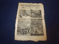 1878 MARCH 19 THE DAILY GRAPHIC - PIUS IX FUNERAL - AMERICAN COLLEGE - NP 5074