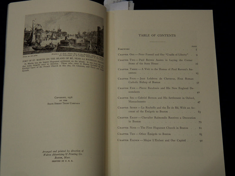 1938 BOSTON AND SOME NOTED EMIGRES LOT OF 3 - STATE STREET TRUST COMPANY- K 2120