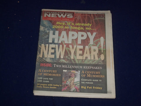 1999 DEC 31 PHILADELPHIA DAILY NEWS - GEORGE HARRISON STABBED - NP 2991