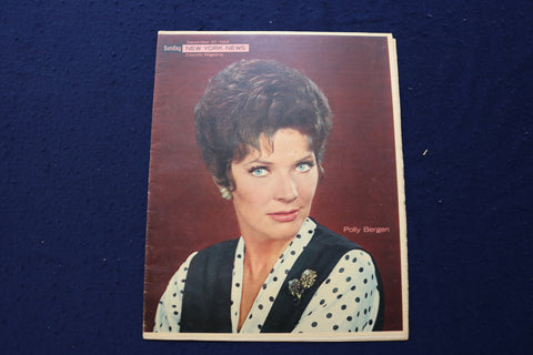 1964 SEP 27 SUNDAY NEWS COLOROTO MAGAZINE - POLLY BERGEN - BASEBALL - E 23012