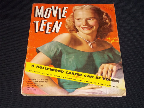 1949 JULY MOVIE TEEN MAGAZINE - PEGGY ANN GARNER FRONT COVER - E 15016