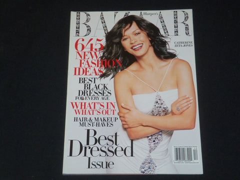2004 NOVEMBER HARPER'S BAZAAR MAGAZINE - CATHERINE ZETA-JONES COVER - SP 4613