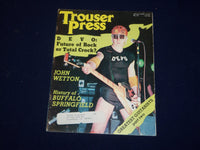 1979 JANUARY TROUSER PRESS MAGAZINE - DEVO COVER - SP 9600