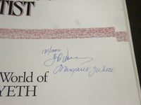 1986 IN THE FOOTSTEPS OF THE ARTIST-SIGNED BY AUTHORS BY JAMES A. WARNER- I 1201
