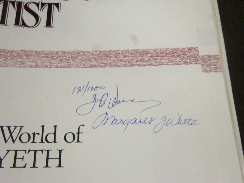 1986 IN THE FOOTSTEPS OF THE ARTIST-SIGNED BY AUTHORS BY JAMES A. WARNER- I 1201