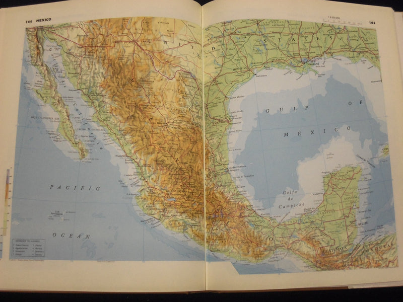 1984 THE PRENTICE HALL UNIVERSITY ATLAS - GREAT MAPS - KD 2967