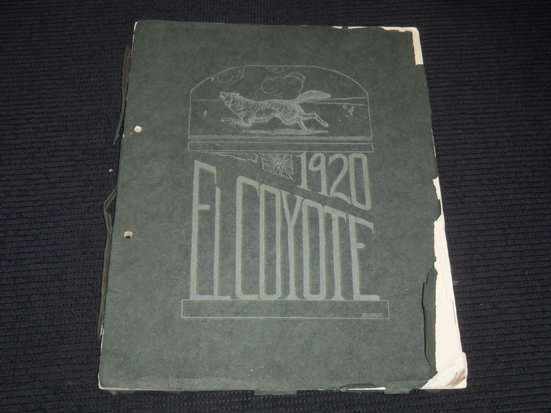 1920 EL COYOTE YEARBOOKS ROSWELL HIGH SCHOOL - NEW MEXICO - K 3388