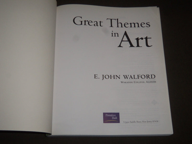 2002 GREAT THEMES IN ART BY JOHN WALFORD SOFTCOVER BOOK - NICE PRINTS - I 944