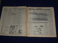 1989 OCTOBER 16 PHILADELPHIA DAILY NEWS - CALIFORNIA EARTHQUAKE - NP 2972