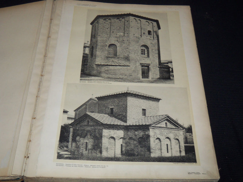 1912 L' ART BISANTINA IN ITALIA VOLUME BY A. COLASANTI - 100 PLATES - Z 261