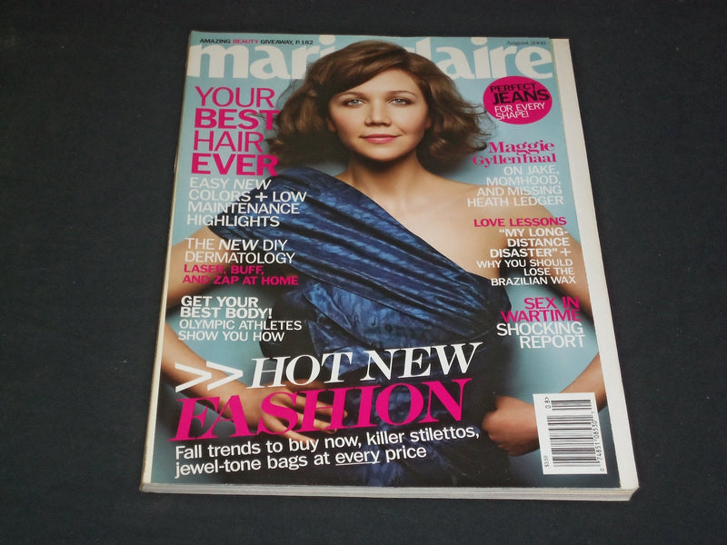 2008 AUGUST MARIE CLAIRE MAGAZINE - MAGGIE GYLLENHAAL - SP 4650