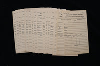 1950'S NEW YORK CENTRAL SYSTEM EPHEMERA LOT - CONDUCTOR - TRACK CAR - K 3085