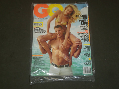 2016 JUNE GQ MAGAZINE - ROB GRONKOWSKI & HAILEY CLAUSON COVER - B 2906