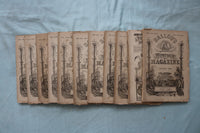 1882 BALLOU'S MONTHLY MAGAZINE - LOT OF 11 - O 3974
