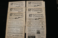 1899 SHOOTING AND FISHING MAGAZINE - LOT OF 41 - O 3698