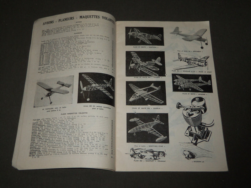 1948-1949 MADAME MICHEL MODÈLES RÉDUITS AVIATION MARINE FRENCH CATALOGUE- FR 727