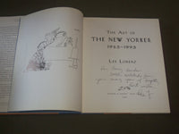 1995 THE ART OF THE NEW YORKER 1925-1995 BY LEE LORENZ BOOK - INSCRIBED - I 1406