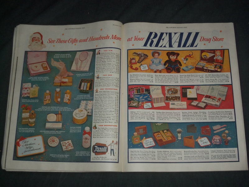 1954 DECEMBER 4 THE SATURDAY EVENING POST MAGAZINE - ILLUSTRATED COVER- SP 2480H