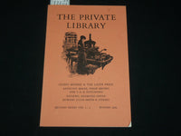 1969 WINTER THE PRIVATE LIBRARY SECOND SERIES VOLUME 2 NO. 4 - J 6514