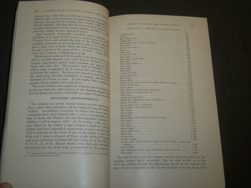 1909 INVESTIGATIONS RELATING TO PETROLEUM AND NATURAL GAS IN 1908 BOOK - J 4973