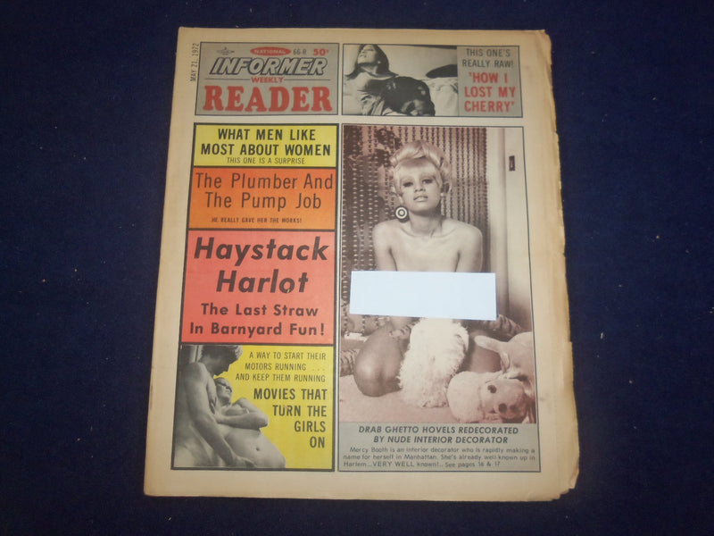 1972 MAY 21 NATIONAL INFORMER WEEKLY READER NEWSPAPER - MERCY BOOTH - NP 7328