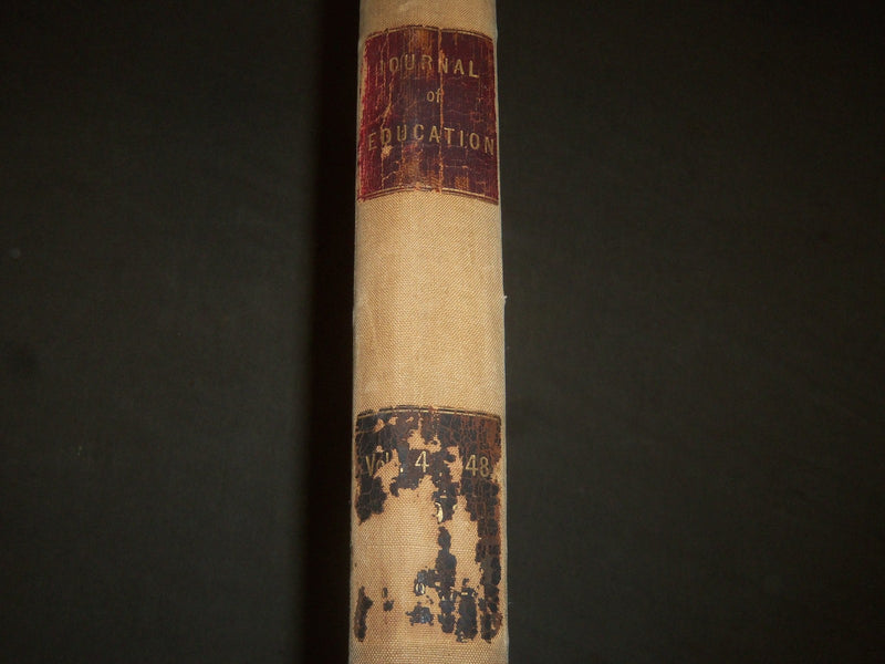 1898 THE JOURNAL OF EDUCATION BOUND VOLUME - GREAT FOLD-OUTS & ILLUS - R 821