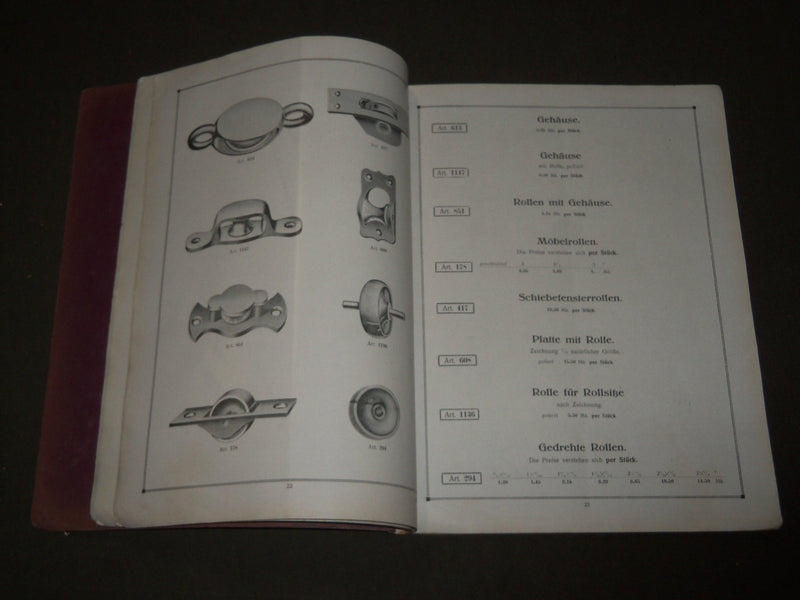 1920'S MUSTERBUCH GERMAN HARDWARE CATALOGUE - NICE ILLUSTRATIONS - FR 737